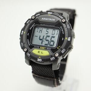 Vintage Armitron 43mm Digital Sport Watch Alarm Chronograph w New Battery